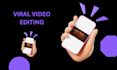 edit your video with subtitle and trending effect