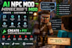 create or fix ai npc mod minecraft mod mantella llm memory dialogue tts stt rag