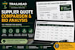 compare supplier quotes and analyze bids for your commercial projects