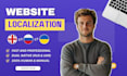 localize your website into russian and ukrainian