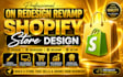 redesign revamp shopify store design shopify website setup dropshipping store