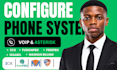 configure asterisk 3cx setup freepbx fusionpbx issabel magnus billling fix voip