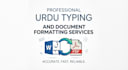 do accurate urdu typing and document formatting