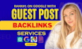 write high da guest post backlinks with SEO quality guest posting service