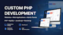 develop a custom PHP website and web application