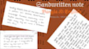provide neat and clean handwriting