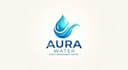 design a fresh and refreshing water logo
