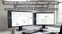 do technical woocommerce product listing with rank math SEO