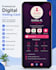 create a professional digital visiting card