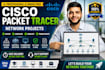 design and configure cisco packet tracer network projects