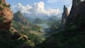 create fantasy and scifi environment concept art