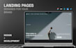 create a modern saas website with design and development