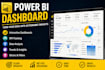 create an interactive power bi dashboard and report