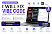 fix vibe code, lovable, replit, bolt and base44 bugs
