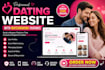 build a professional dating website with matchmaking features and member