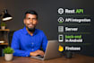 develop rest API, API integretion make backend for android