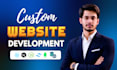 do full stack website development as mern stack, frontend, backend developer