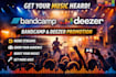 do bandcamp deezer music promotion get streams audience