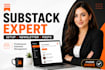 setup substack account, substack expert, substack post substack newsletter