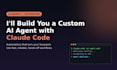 build your ai agent or automation with claude code
