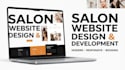 design beauty website, cosmetic website, salon website with booking system