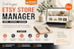 be your etsy store manager and SEO expert