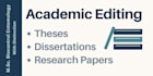 edit your thesis, dissertation or research paper