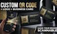 design custom qr codes, qr code with logo and business card