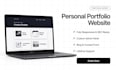create a modern responsive personal portfolio website