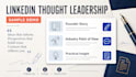 ghostwrite authentic linkedin thought leadership for your brand