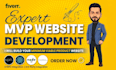 build mvp website using nextjs and ai vibe coding
