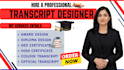 design high academic transcript, ged certificate, and college transcript