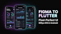 convert figma, adobe xd to flutter UI responsive app