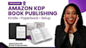 do amazon KDP book publishing, kindle and paperback setup