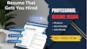 design and edit a custom resume that gets you interviews