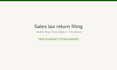 file your sales tax return on time and error free