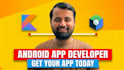 develop a professional android app using kotlin, jetpack compose and mvvm