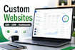 build custom websites lms crm dashboards and web apps