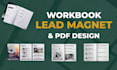 design professional workbooks, lead magnets and pdfs