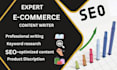 write SEO optimized  e commerce content and product descriptions