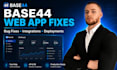 fix, improve and deploy your base44 web app