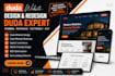 design or redesign a professional responsive duda website