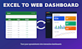 convert your excel sheet into an interactive web dashboard