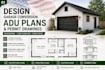 design garage conversion adu plans and permit drawings
