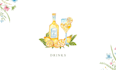 create custom watercolor food and drink clipart for menu