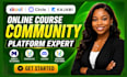setup circle so circle online course circle online community circle so website
