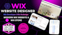 design wix store and redesign or develop a modern wix website and wix store