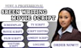 bafta nominated TV screenwriter tv series screen writing script writing