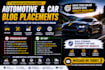 write,publish auto guest post,auto backlinks on car blogs