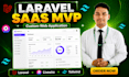 develop a custom laravel saas mvp web application
